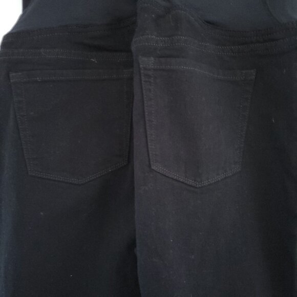 INGRID& ISABEL OVER BELLY SKINNY MATERNITY PANTS-HIGH RISE -POWER STRETCH -SZ 12 - Picture 9 of 16